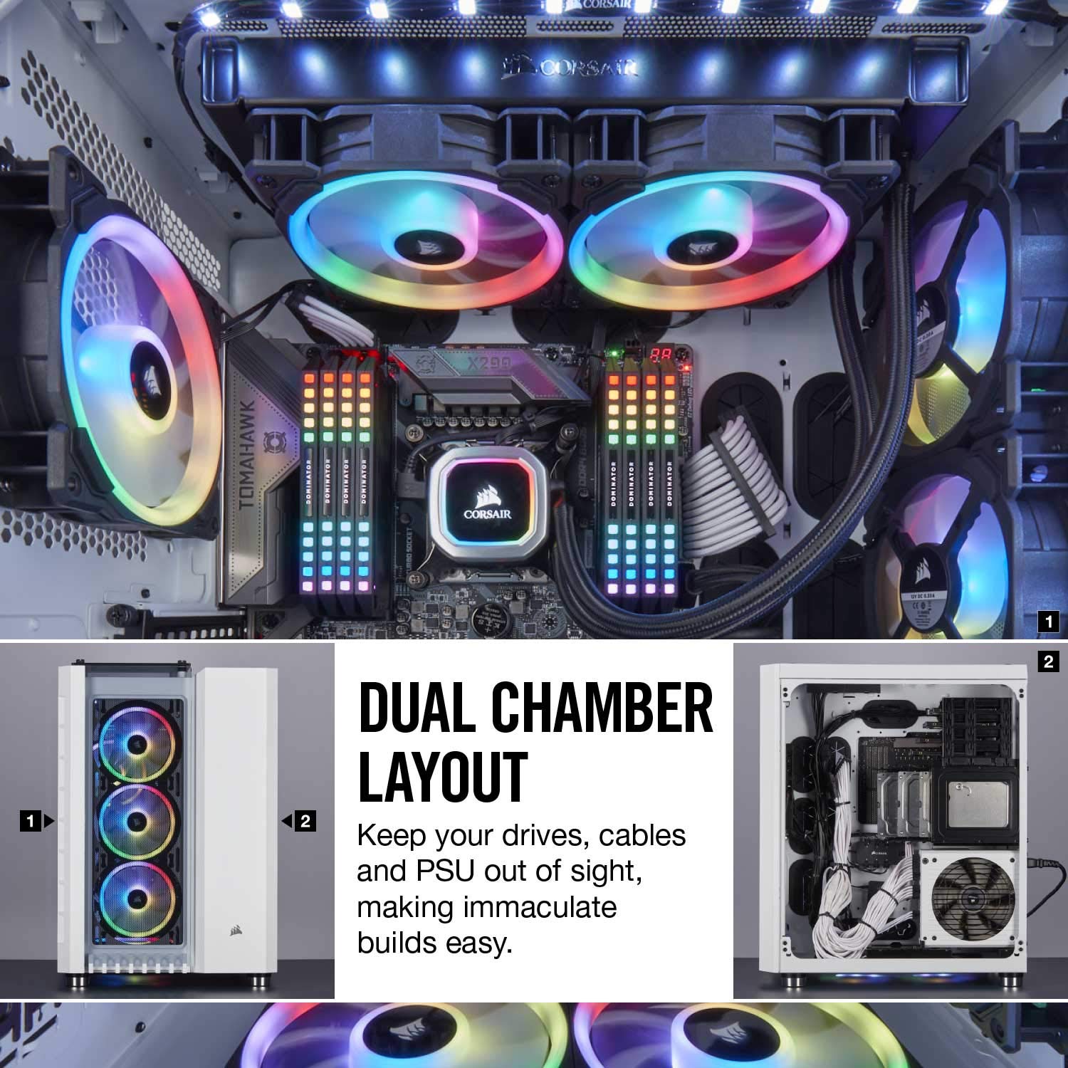 Corsair Series 680X PC Case Black - Image 3