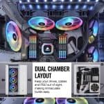CORSAIR Crystal Series 680X RGB High Airflow Tempered Glass ATX Smart Case, White - Image 4