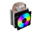 Huntkey Frozen 400 Colorful High-Performance CPU Air-Cooled Radiator, 4 Heat Pipe Design, Low Noise, 120R Fan, RGB Lighting Effect, Compatible With Intel/AMD Platform - Image 4