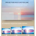 YG530 LED PROJECTOR WITH MULTI-SCREEN SPEAKER 1000 LUMENS ANDROID WIFI 1080P - Image 4