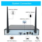 MacVision Wireless NVR KIT 8ch Set, 8 Bullet Wifi Camera + NVR Box CCTV Combo, 2Mpx, 1080P Full HD Security Camera Solution For home, Office, cafe and restaurant - CCTV - Image 4