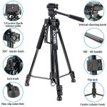 Zomei BJ-1200 Professional Tripod For DSLR Camera - Image 4