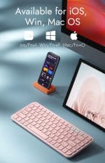 Aigo V200 65 Percent Keyboard Wireless Customized Rechargeable Laptop - PC Keyboard Mechanical Multi Devices Bluetooth 2.4ghz duel connection - Image 3