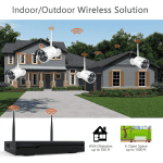 MacVision Wireless NVR KIT 8ch Set, 8 Bullet Wifi Camera + NVR Box CCTV Combo, 2Mpx, 1080P Full HD Security Camera Solution For home, Office, cafe and restaurant - CCTV - Image 7