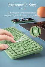 Aigo V200 65 Percent Keyboard Wireless Customized Rechargeable Laptop - PC Keyboard Mechanical Multi Devices Bluetooth 2.4ghz duel connection - Image 7