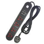 LD-4004 4 POWER SOCKET USB MULTIPLUG