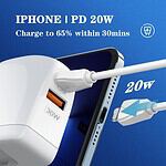 LDNIO HOME CHARGER (A2522C) USB +TYPE-C 30W LED