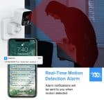 Wireless WiFi Camera IP With Clock Time Display Video Surveillance Security Baby Monitor CCTV Smart Life - Image 6