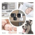 Wireless WiFi Camera IP With Clock Time Display Video Surveillance Security Baby Monitor CCTV Smart Life - Image 2