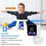 Wireless WiFi Camera IP With Clock Time Display Video Surveillance Security Baby Monitor CCTV Smart Life - Image 4