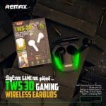 REMAX TWS-30 TRUE WIRELESS STERREO GAMING EARBUDS - Image 3