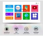 AUN Z5S Android 9.0 Smart LED Portable Projector - Image 8