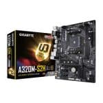 GIGABYTE GA-A320M-S2H Micro ATX AMD Motherboard