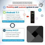 Gamebox G5 (2 In 1) Video Game Console, 2GB Ram 16 GB Rom 4K Android Smart TV Box + 2 Wireless Gamepad Joystick - Image 4