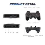 Gamebox G5 (2 In 1) Video Game Console, 2GB Ram 16 GB Rom 4K Android Smart TV Box + 2 Wireless Gamepad Joystick - Image 2