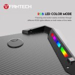 Fantech Beta Gd612 Gaming Desk, Table Z Shaped Pc Workstation with Carbon Fiber Surface Cup Holder and Headphone Hook ( Black) - Image 5