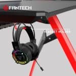Fantech Beta Gd612 Gaming Desk, Table Z Shaped Pc Workstation with Carbon Fiber Surface Cup Holder and Headphone Hook ( Black) - Image 3