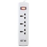 HUNTKEY SZM-307-1.5 (SURGE PROTECTION 3 SOCKETS WITH TWO POWERED USB PORTS MULTIPLUG )