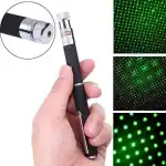 50MW Green High Beam 2 Miles Laser Light Pen with Adjustable Cap Presentation Pointers Assorted Body - Image 2