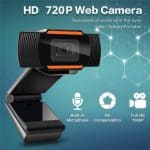 720p Webcam, HD Mini Plug and Play