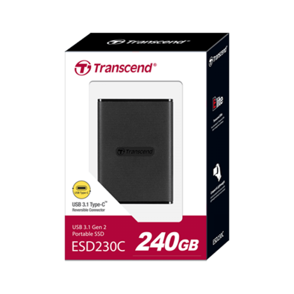 Transcend 240GB SSD USB 3.1 Gen 2 USB Type-C ESD230C