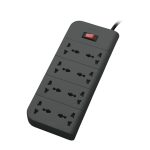 Belkin Essential Series 8-Socket Surge Protector Universal Socket with 6.5ft Heavy Duty Cable (Grey) - Multi Plug - Image 2