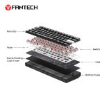 FANTECH WIRELESS MAXFIT61 FROST, MODULAR - BLUETOOTH / Black - Image 4