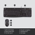 Logitech MK120 Wired Keyboard and Mouse Combo - Image 6