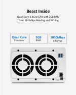 TERRAMASTER F4-210 4-Bay NAS 2GB RAM Quad Core Network 18TB×4 HARD DISK DOCKING STATION - Image 2