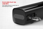 Creative Stage Air Portable and Compact Under-Monitor USB-Powered Soundbar for Computer - Image 2