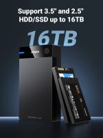 UGREEN 3.5 Hard Drive Enclosure, USB 3.0 External SATA HDD Caddy for 2.5/ 3.5 Inch HDD/SSD - Image 2