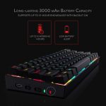 Redragon K530 Draconic 60% Wireless Mechanical Keyboard, 5.0 Bluetooth Gaming Tactile Brown Switch - Image 5