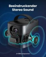 Anker Nebula Mars II Pro 500 ANSI Lumen Portable Projector with Anker Nebula Mars 2 Universal Tripod 3 Feet Black - Image 2