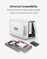 TERRAMASTER D2-310 USB Type C External Hard Drive Docking Station RAID Enclosure USB3.1 (Gen1) 2-Bay RAID - Image 4