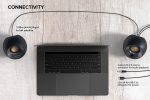 Creative Pebble V2 - Minimalistic 2.0 USB-C Powered Desktop Speakers - Image 4