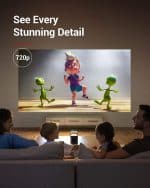 Anker Nebula Mars II Pro 500 ANSI Lumen Portable Projector with Anker Nebula Mars 2 Universal Tripod 3 Feet Black - Image 4