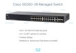 Cisco SG350-28 28-Port Managed Network Switch - Image 2