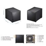 Asustor AS1004T v2-4 Bay NAS + Free exFAT License, 1.6GHz Dual-Core, 512MB RAM, Network Attached Storage, Personal Private Cloud, Home Media Server (Diskless) - Image 3