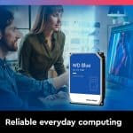 Western Digital 4TB WD Blue PC Internal Hard Drive HDD - 5400 RPM, SATA 6 Gb/s, 256 MB Cache, 3.5" - Image 2