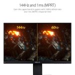 ASUS TUF Gaming VG249Q 23.8” Monitor 144Hz Full HD (1920 x 1080) 1ms IPS ELMB FreeSync Eye Care DisplayPort HDMI D-Sub - Image 3