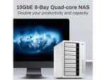 TerraMaster F8-422 10GbE NAS 8-Bay Network Storage Server Intel Quad-core CPU with Hardware Encryption (Diskless) - Image 4