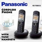 PANASONIC DIGITAL TWIN DECT CORDLESS PHONE KX-TGB212