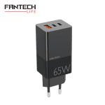Fantech CWG301 65Watt Charger 2xPD + QC 65W Gan Charger Black - Image 7
