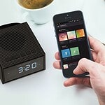 Creative Chrono Portable Splash-proof Bluetooth Speaker and FM Radio Clock