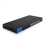 LINKSYS LGS326P 26-PORT SMART SWITCH GIGABIT POE+ (192W) SMART MANAGED SWITCH + 2X GIGABIT SFP/RJ45 COMBO PORTS