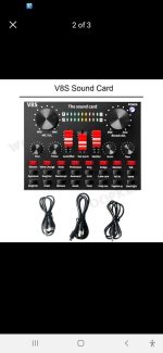 V8S Bluetooth Mini Sound Card Mixer for Live Streaming - Image 2