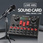 V8S Bluetooth Mini Sound Card Mixer for Live Streaming - Image 3