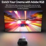 AUN Akey9S Projector Android 9.0 LED, Real Full HD 1920x1080P, 8000 Lumens - Image 5