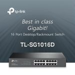 TP-link 16 Ports Network Switch TL-SG1016D Gigabit Desktop Rackmount Switch Network Hub - Image 4