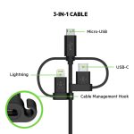 Belkin Universal Cable with Micro-USB, USB-C and Lightning Connectors - Image 4